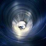 pipe metal texture inside