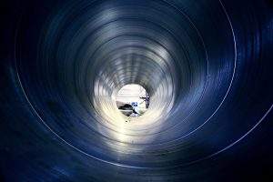 pipe metal texture inside